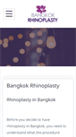 Mobile Screenshot of bangkokrhinoplasty.com